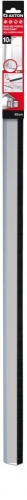 Bas de porte à visser brosse AXTON,  L.93 cm aluminium