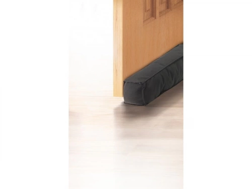 Bas de porte adhésif textile (bourrelet) AXTON, L. 95 cm gris