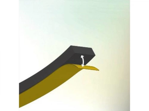Joint de fenêtre AXTON 1 à 4 mm, L.25 m noir