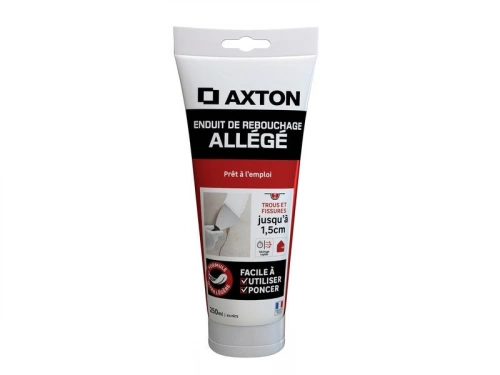 Enduit de rebouchage en pâte allégée AXTON 250 ml