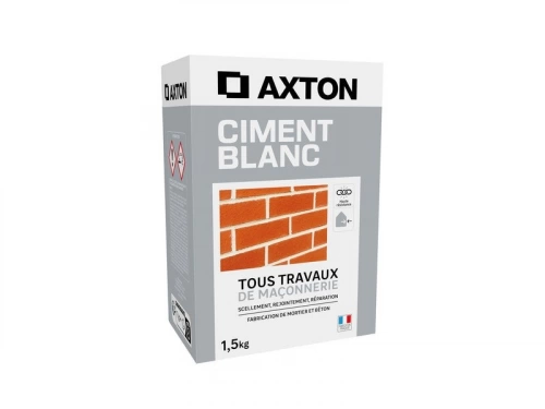 Ciment blanc AXTON, 1,5kg