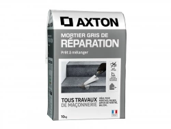 Mortier de réparation gris AXTON, 10kg