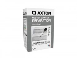 Mortier de réparation blanc AXTON, 1,5 kg