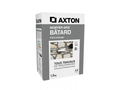 Mortier batard gris AXTON, 1.5kg