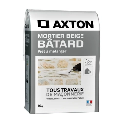 Mortier batard beige AXTON, 5 kg