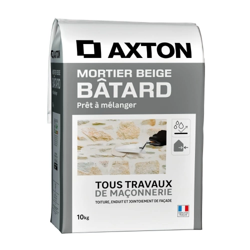 Mortier batard beige AXTON, 5 kg