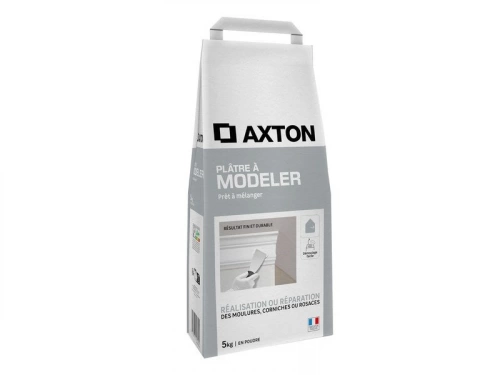 Plâtre à modeler, AXTON, blanc, 5 kg