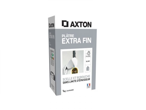 Plâtre extra fin, AXTON, 1 kg