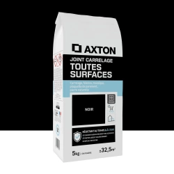 Joint tout type de carrelage et mosaique AXTON noir 5 kg