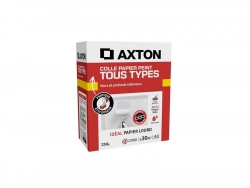 Colle papier peint Poudre tous types AXTON, 0.25 kg