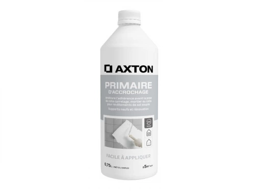 Primaire d'accrochage interieur sec en 3/4H AXTON 0.75L