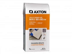 Colle en poudre sol / mur intérieur/extérieur, flex, AXTON, 5 kg gris