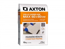 Colle en poudre sol / mur intérieur / extérieur, flex, AXTON, 10 kg gris