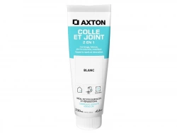 Colle et joint pate, interieur, blanc AXTON 0.34KG