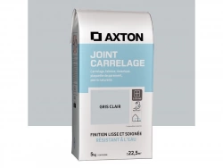 Joint poudre carrelage / mosaïque supérieur à 3 mm, AXTON, gris 5 kg