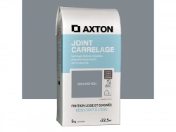 Joint poudre carrelage / mosaique superieur a 3mm AXTON gris moyen 5KG