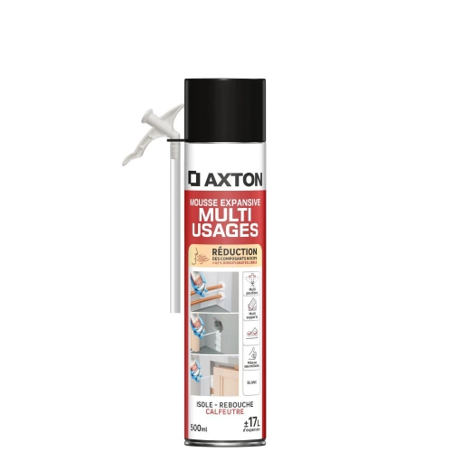 Mousse expansive multi usages <0.1% iso AXTON blanc 500 ml