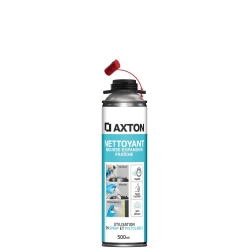 Nettoyant mousse expansive fraiche AXTON spray et pistolet 500ml