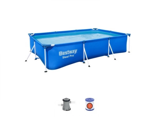 Piscine plastique BESTWAY rectangulaire 3 x 2.01 m H. 66 cm