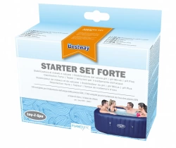 Kit d'entretien pour spa, Starter set, 5 produits + 10 testeurs, BESTWAY