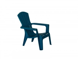 Fauteuil résine injectée bleu miami Adirondack BICA, 1 personnes