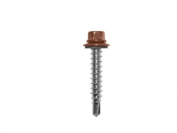 Kit De 100 Fixations, L.160 Mm Terracotta Ral 8004, Pour Plaques Rooftile