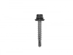 Kit De 25 Fixations, L.35 Mm Anthracite Ral 7024 Bol-Fixations