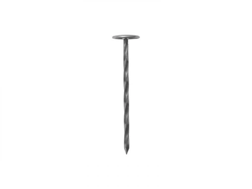 Lot De 25 Clous Calotin Torsadés, Bol-Fixations Tête Plate Large, 70 Mm