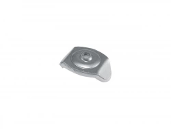 Lot De 10 Plaquettes, L.40 Mm Aluminium Bol-Fixations