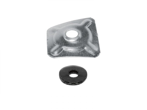 Lot De 10 Plaquettes Et Rondelles, L.38 Mm Aluminium 701039 Bol-Fixations