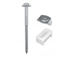 Kit De 50 Fixations, L.80 Mm Gris Bol-Fixations