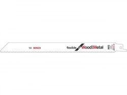 Lot De 2 Lames Coupe Multimatériau Bosch S1122Hf Pour Scie Sabre Ou Égoïne