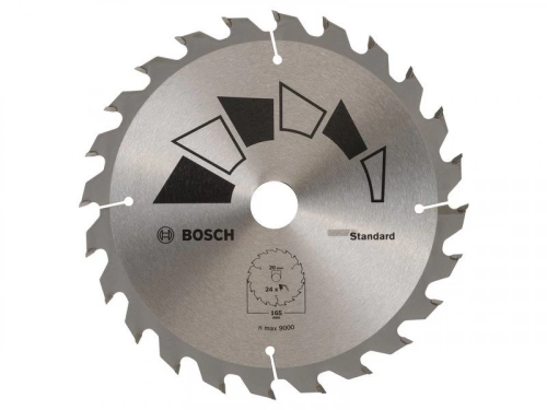 Lame Coupe Rapide Et Grossière Bosch 165 Mm 24 Dents Scie Circulaire Standard