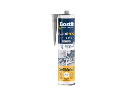 Colle joint int/ext polyuretane bostik flexpro pu811 gris bostik 300ml