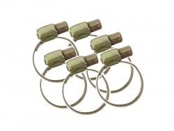 Lot de 6 colliers bande ajourée BOUTTE