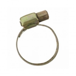 Collier bande ajourée acier