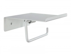 Dérouleur de papier toilette mural Basic à visser blanc