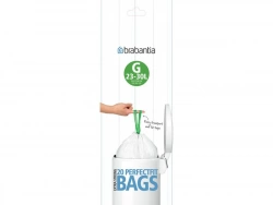 Sacs-poubelle, BRABANTIA, 30 L blanc