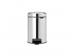 Poubelle de salle de bains 3 l brilliant steel BRABANTIA Pedal bin newicon 3l