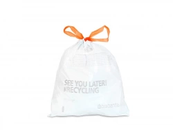 Sacs-Poubelle De Salle De Bains 5 L Blanc Brabantia