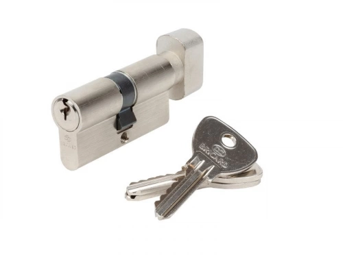 Cylindre De Serrure Bricard Alpha Bouton L.30 + 30 Mm