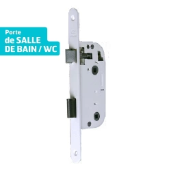 Serrure encastrée BRICARD, à condamnation, axe 40 mm