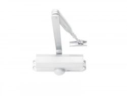 Ferme-porte a coulisses BRICARD 6100201 Force 3, acier blanc