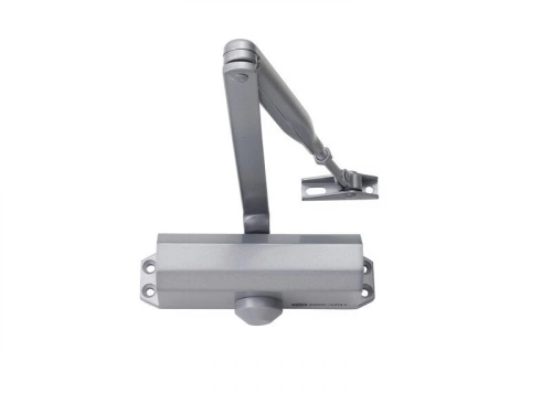 Ferme-porte a compas 6100207 BRICARD, acier argente, force 2/3/4