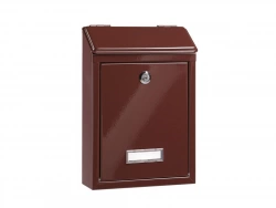 Boite aux lettres missive burg favor acier marron