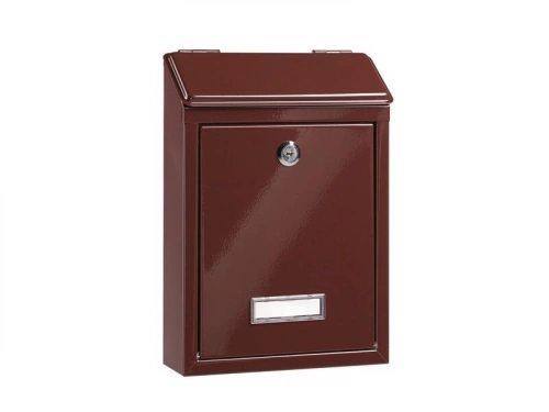 Boite aux lettres missive burg favor acier marron