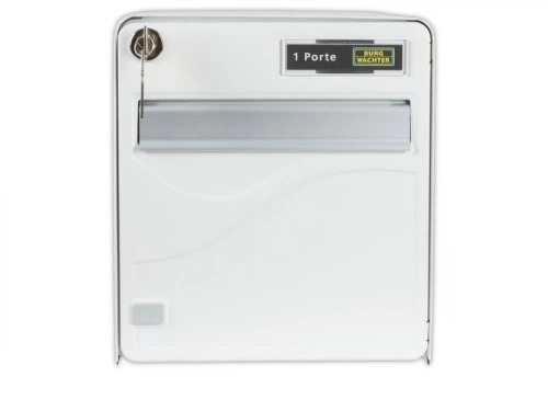 Boite aux lettres normalisée balutic 2 portes blanc