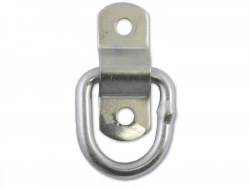 Lot de 2 anneaux acier zingué, L.54 x l.20 x Ep.6.4 mm