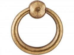 Bouton De Meuble Rond Vieil Or Zamak H.36 X L.35 X P.13 Mm