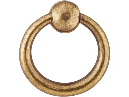Bouton De Meuble Rond Vieil Or Zamak H.36 X L.35 X P.13 Mm